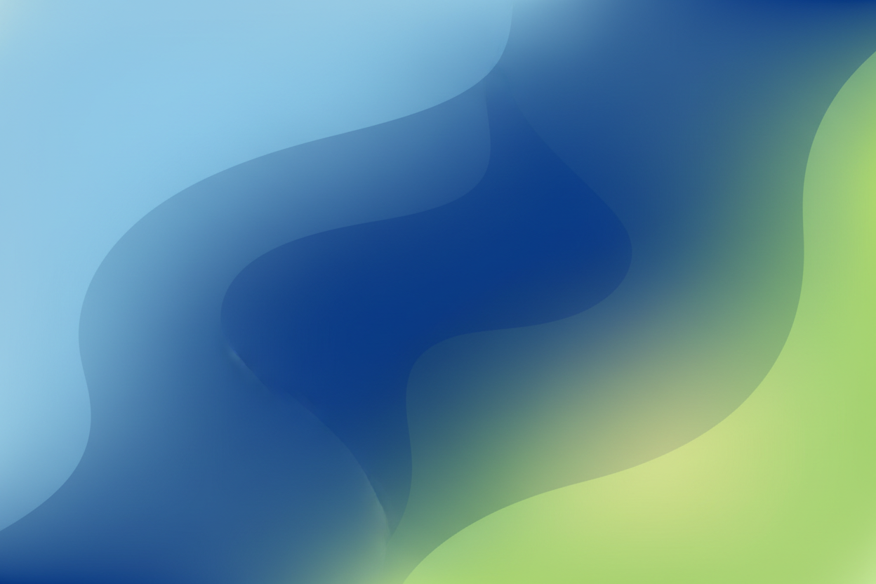 Light blue, dark blue, and lime green background